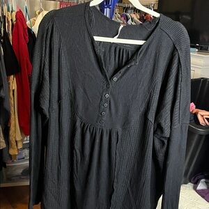 Free People Waffle Knit